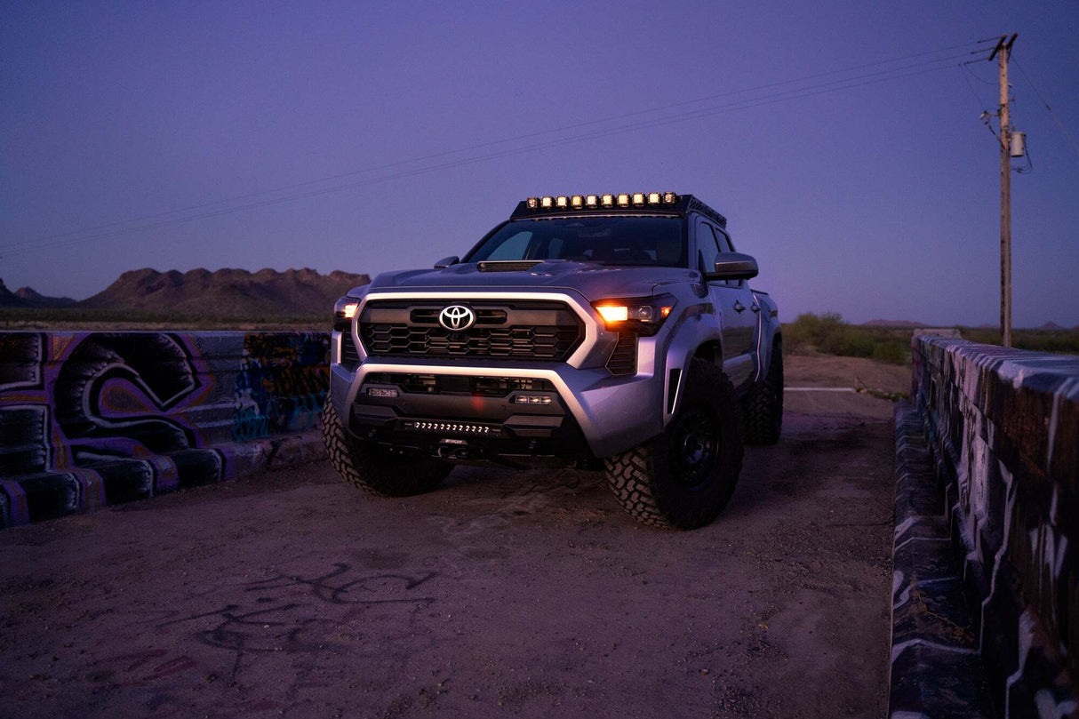 Rago Fabrication - 2024+ Toyota Tacoma Roof Rack With Light Pocket - AC670650103