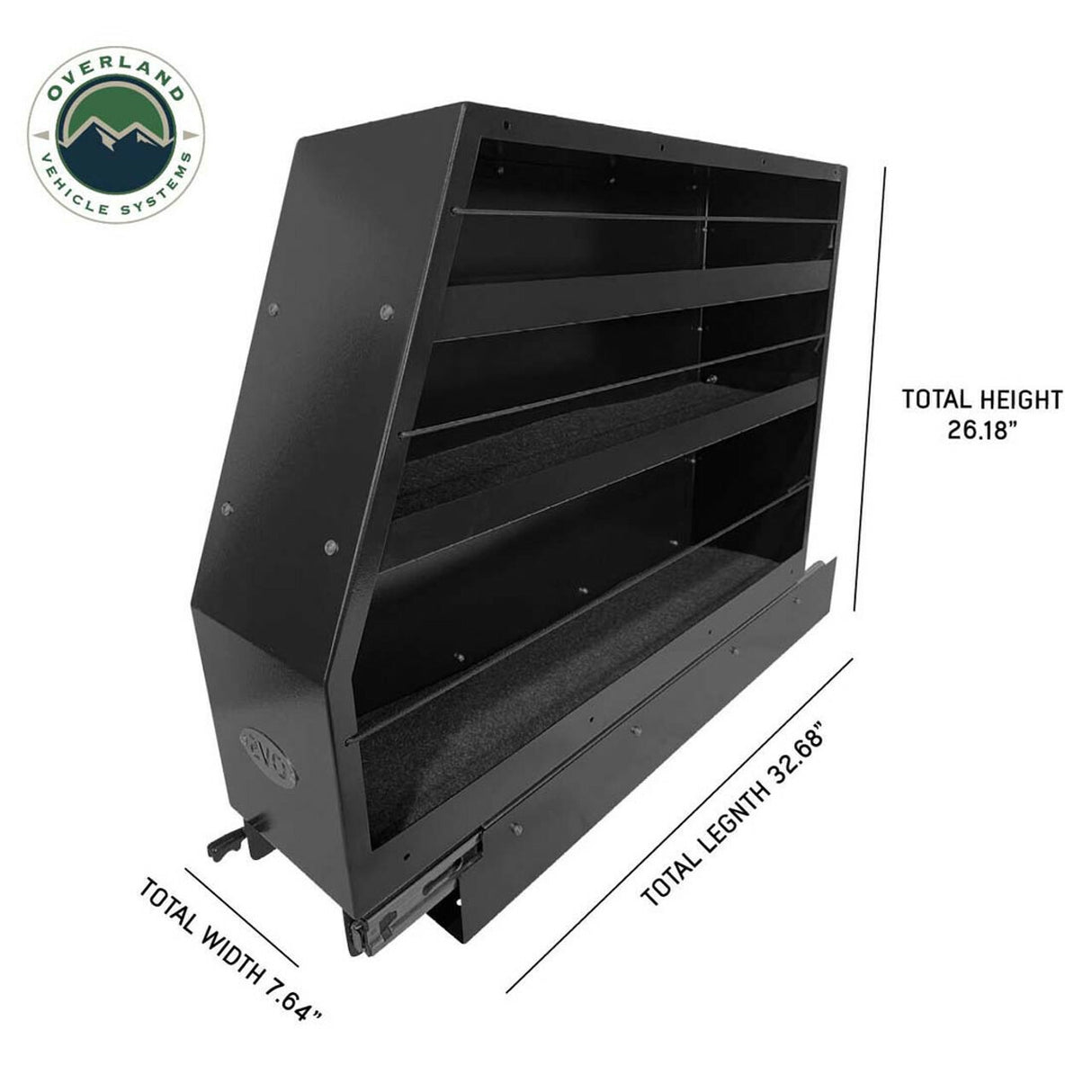 Overland Vehicle Systems - Highline Slide Out Camping Storage System - 21010503
