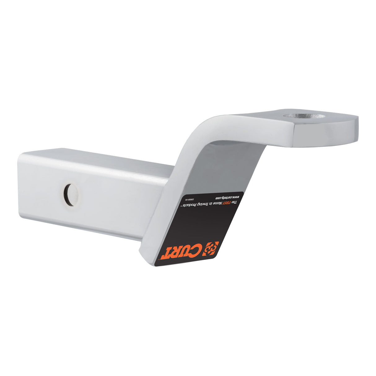 Curt - Class 3 Ball Mount (2" Shank, 7,500 lbs., 4" Drop, 8-1/4" Long, Chrome) - 45296