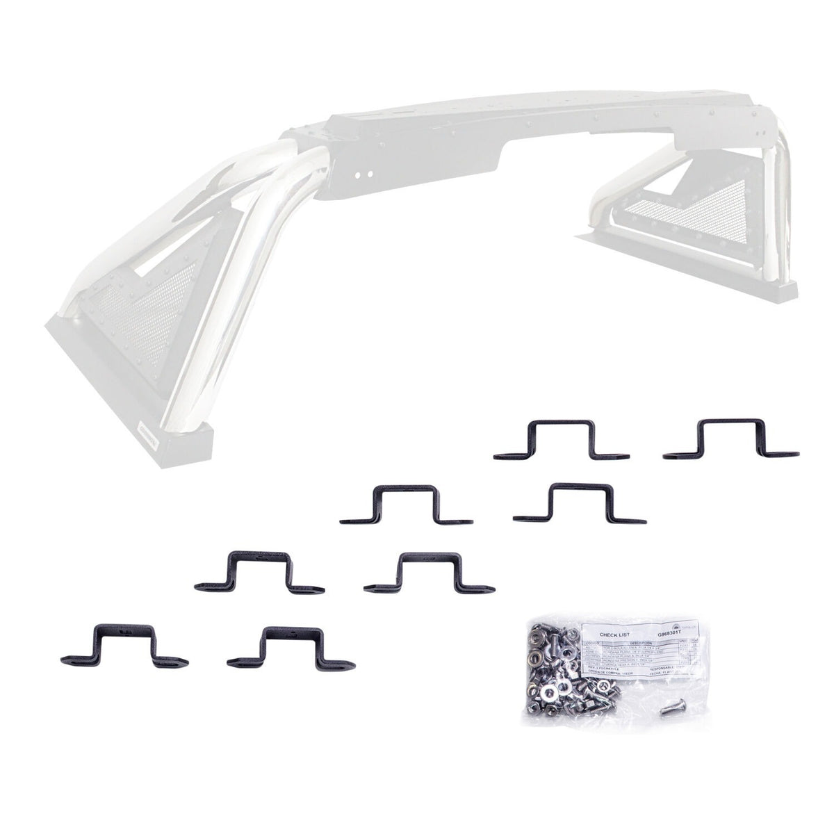 Go Rhino 968301T - Sport Bar 2.0 Three-Inch Cube Light Bracket Kit - Textured Black