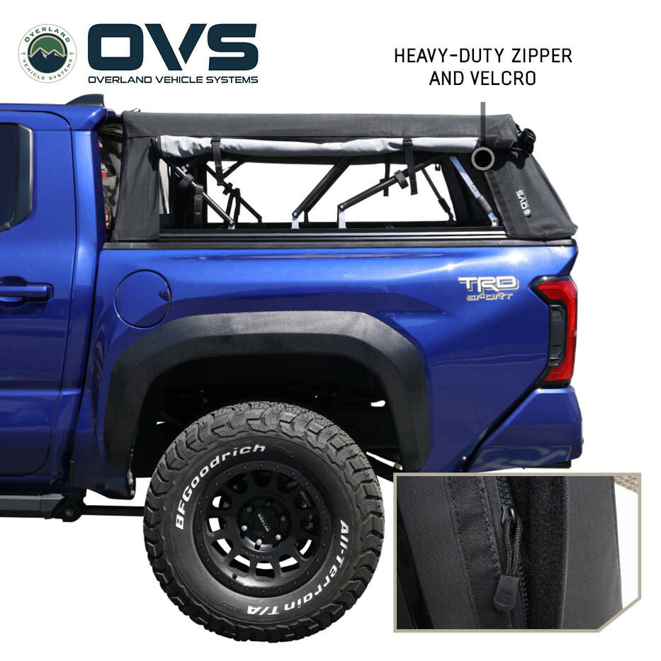 Explorer Soft Shell - Black Diamond Canvas and Aluminum Frame 24-26 Tacoma
