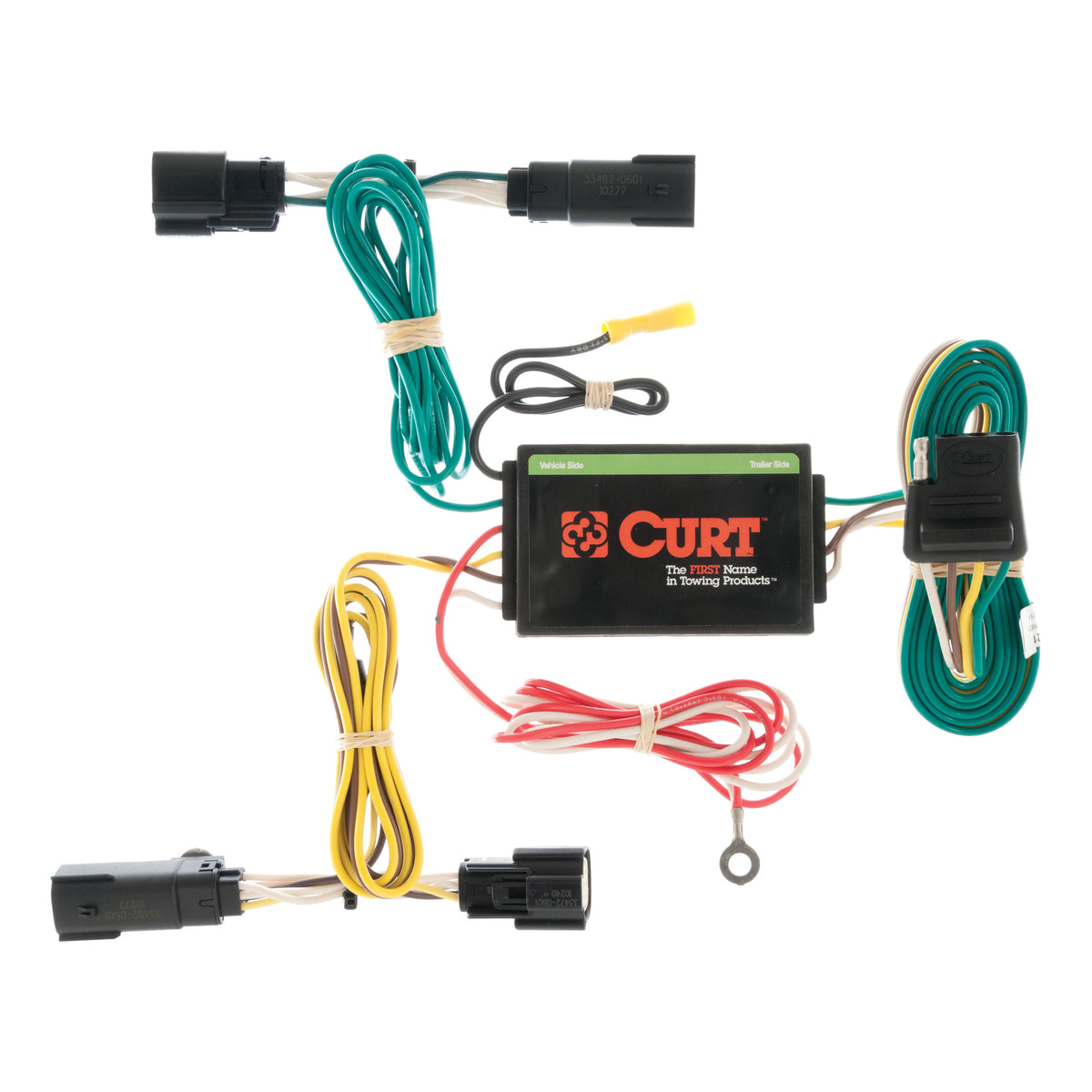 Curt - Custom Wiring Harness, 4-Way Flat Output, Select Lincoln MKX - 56121