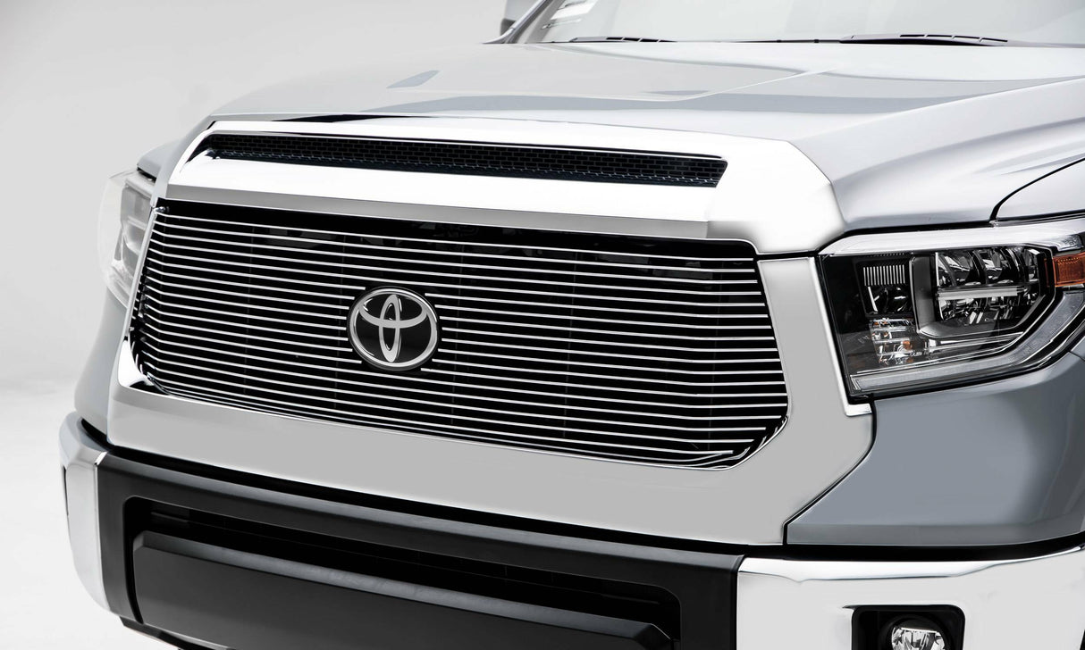 1 Pc Horizontal Aluminum Billet Grille Replacement - Only fit vehicles with TSS -Toyota Safety Sense technology