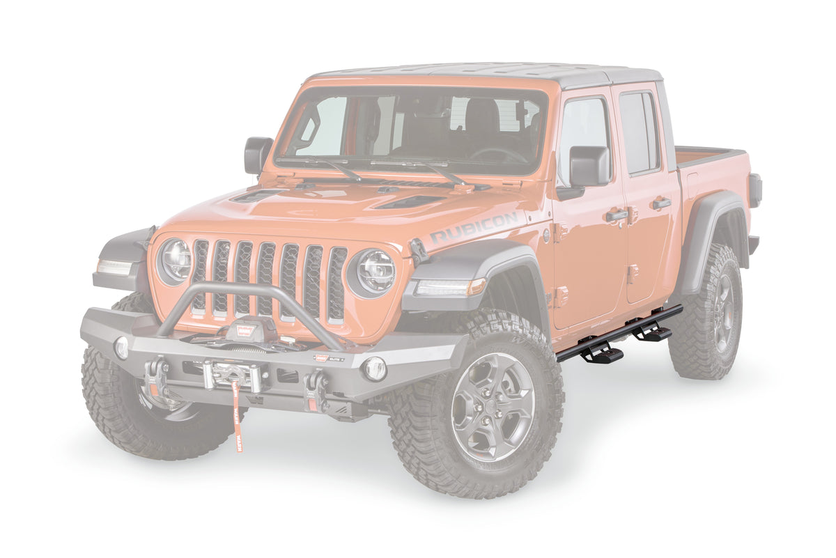 Warn - Rock Sliders for 2020-2025 Jeep Gladiator JT - 106370
