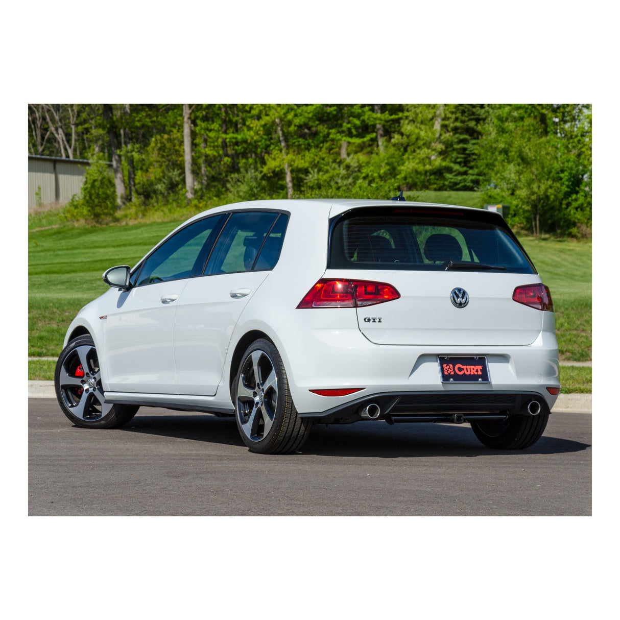 Curt - Class 1 Trailer Hitch, 1-1/4" Ball Mount, Select Volkswagen Golf, GTI - 114123