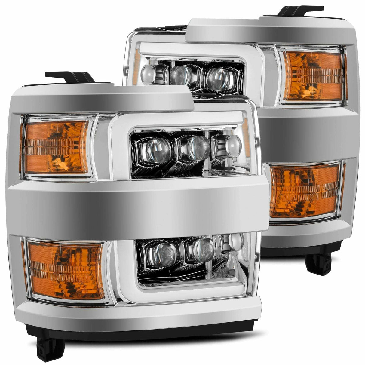 AlphaRex 880228 LED Projector Headlights in chrome