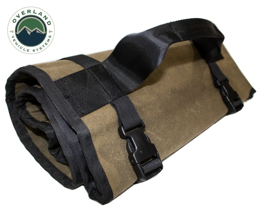 Overland Vehicle Systems - Rolled General Tool Storage Bag - Waxed Canvas - 21079941