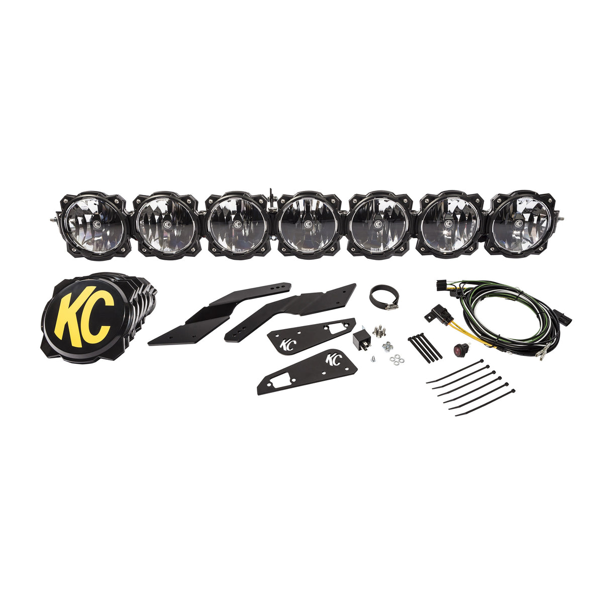 KC Hilites - Gravity LED Pro6 17-19 Can-Am Maverick X3 7-Light 45" LED Light Bar - #91334 - 91334