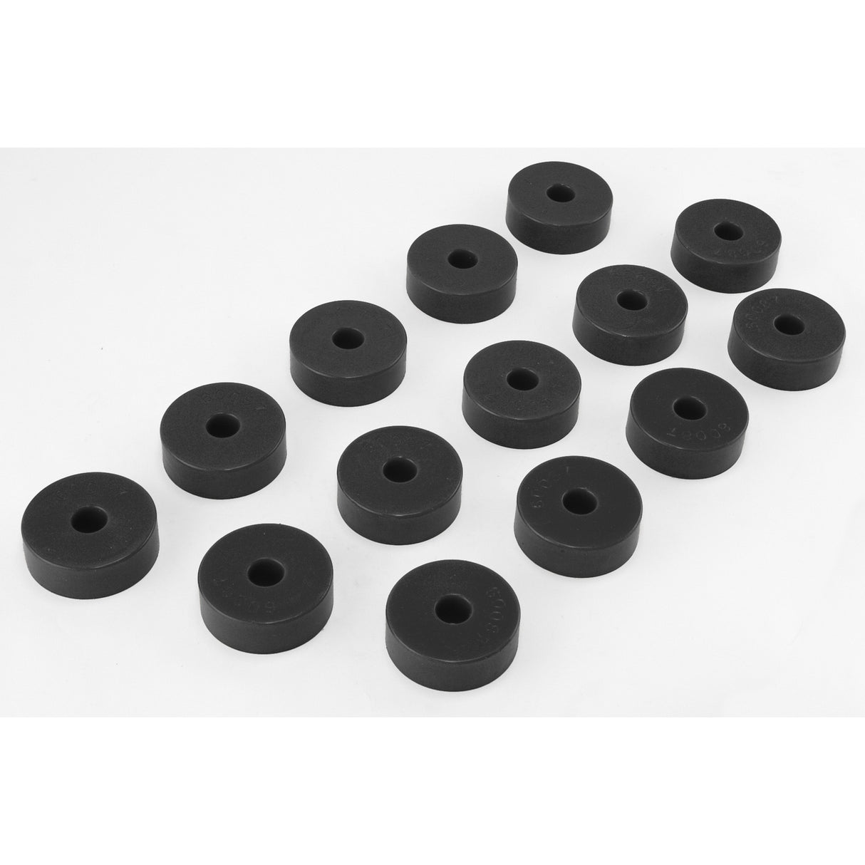 Body Mount Kit, Black; 55-73 Jeep CJ5