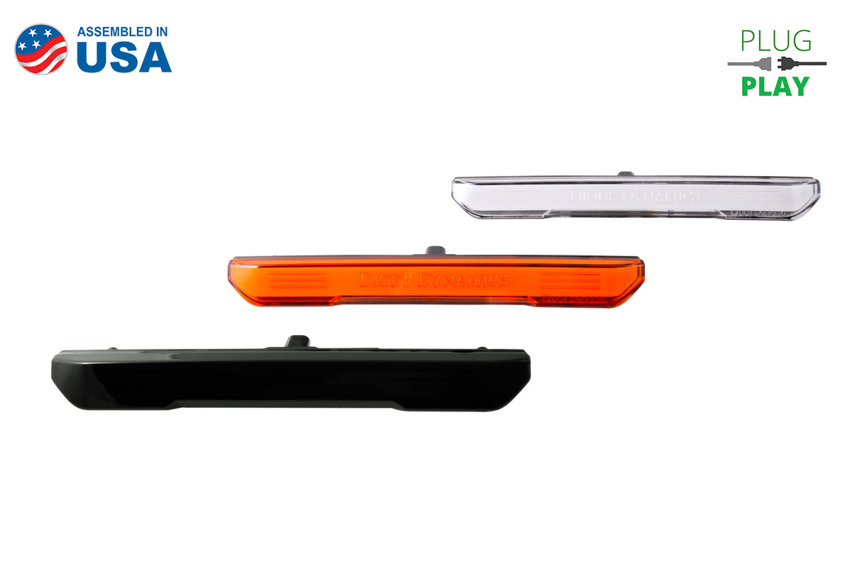 Diode Dynamics - LED Sidemarkers for 2020-2021 GMC Sierra, Smoked (set) - DD5127