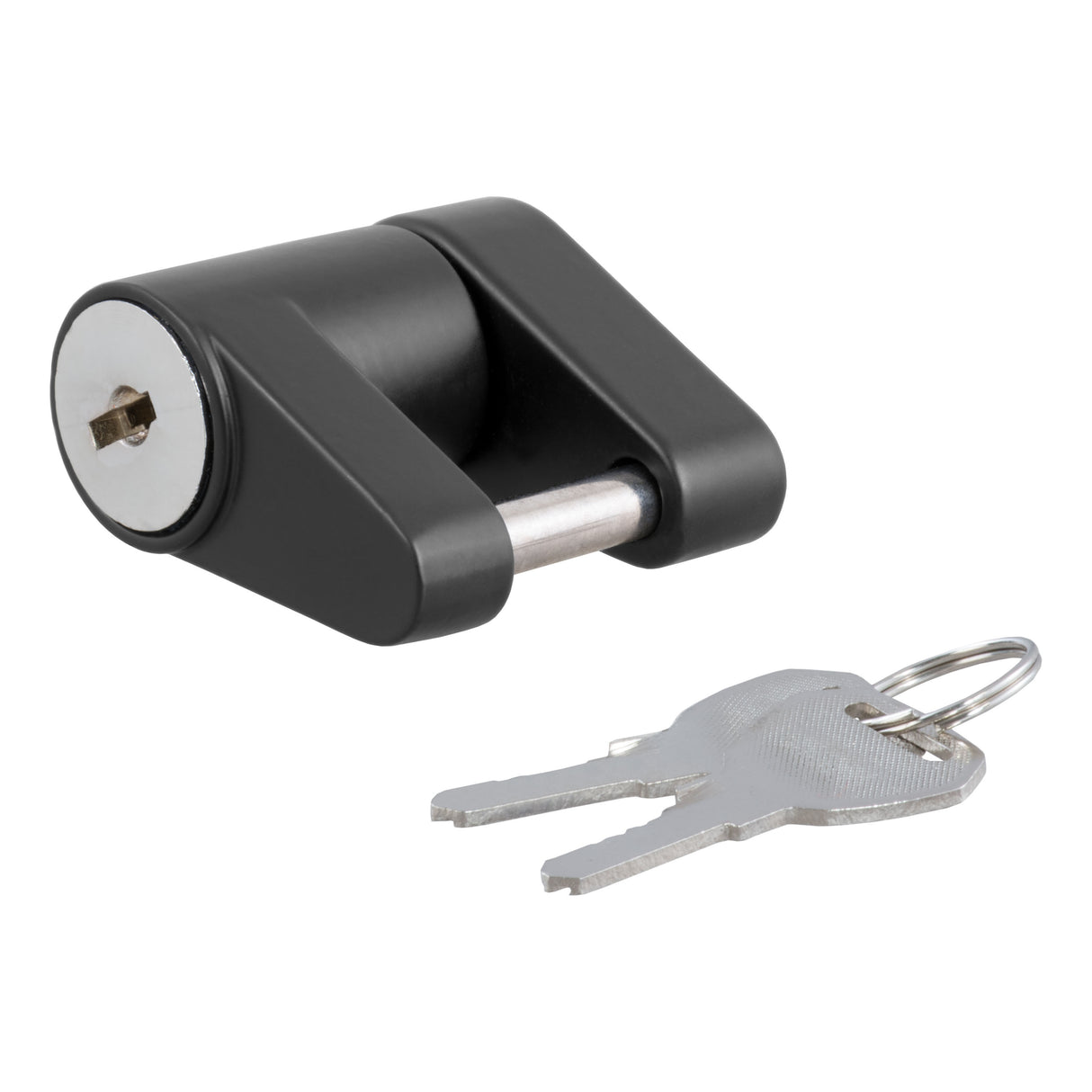 Curt - Coupler Lock (1/4" Pin, 3/4" Latch Span, Padlock, Black) - 23521