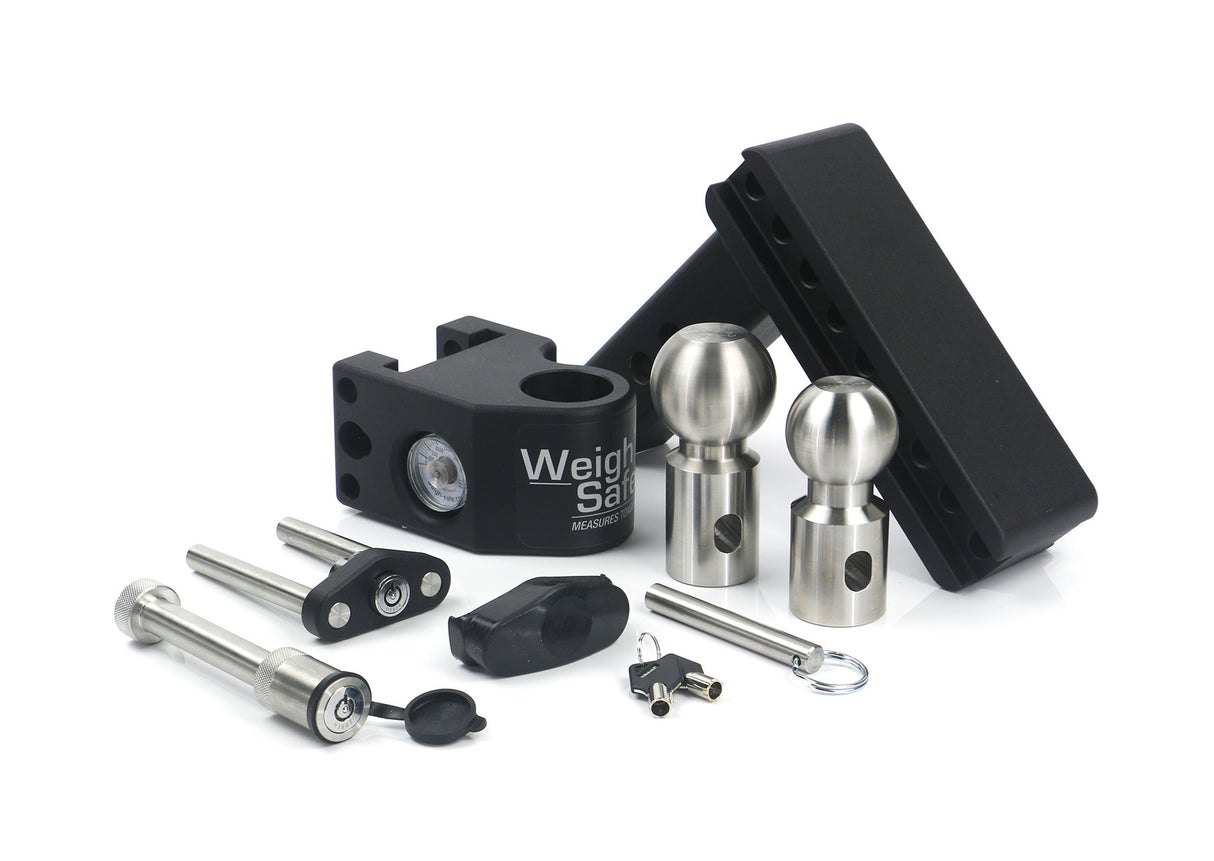Weigh Safe - Steel Weigh Safe - 6" Drop Hitch with 2" Shank Keyed Alike WS05 Included