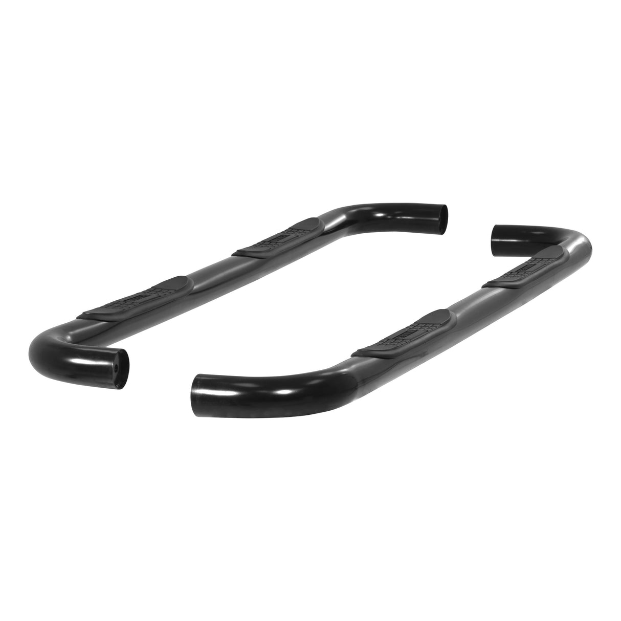 Aries - 3" Round Black Steel Side Bars, Select Chevrolet, GMC C, K - 204001