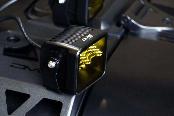 DV8 Offroad - 3-Inch Elite Series LED Amber Pod Light - BE3EW40W-A