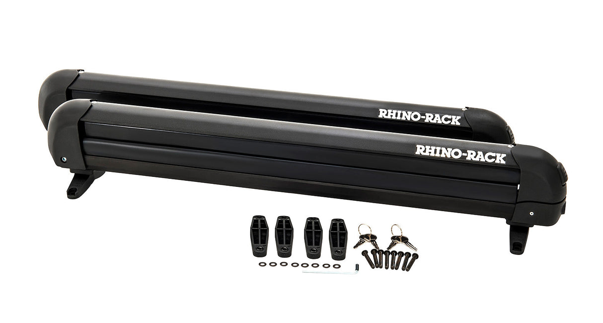 Rhino Rack - Roof Top Ski and Snowboard Carrier - 6 Skis or 4 Snowboards - 576