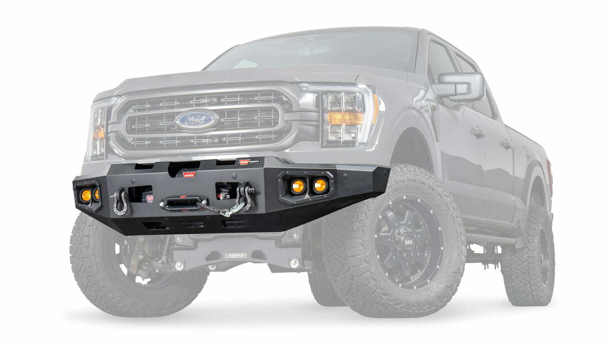 Warn - Ascent Front Bumper for 2021-2023 Ford F-150 - 107638