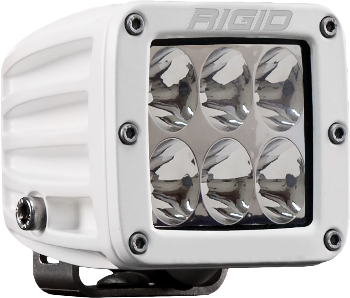 RIGID D-Series PRO Light, Driving Optic, Surface Mount, White Housing, Single