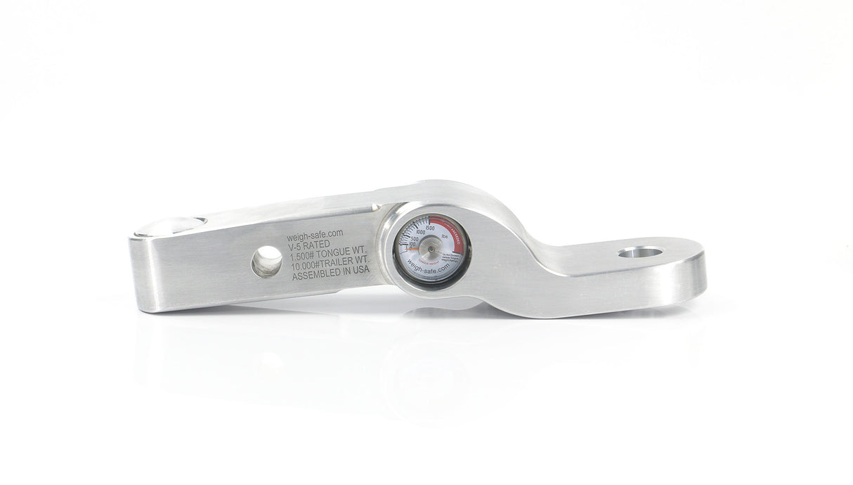 Weigh Safe - Fixed Height Mount with Gauge. 2" Drop, 2" Shank