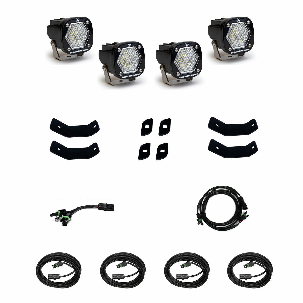 Baja Designs - 447862 - S1 Roof Rack Rail Kit