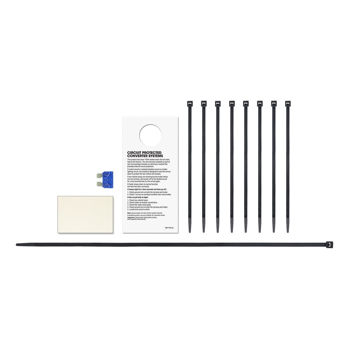 Curt - Custom 7-Way RV Blade, Select Palisade, Santa Cruz, Telluride, Need Tow Package - 56466