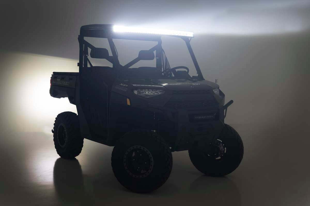 Rough Country - LED Light - Rear Mount - 50" Black Pair - Polaris Ranger 1000 Ranger XP 900 1000 - 93128