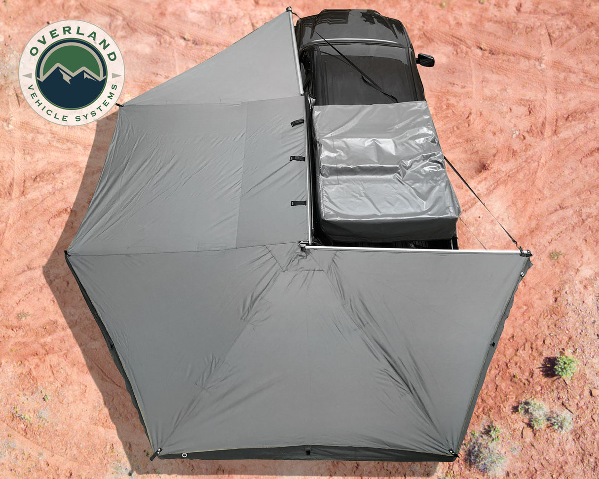 Overland Vehicle Systems - Freestanding 270 Degree Awnings For Mid - High Roofline Vans Driver side - 19519908