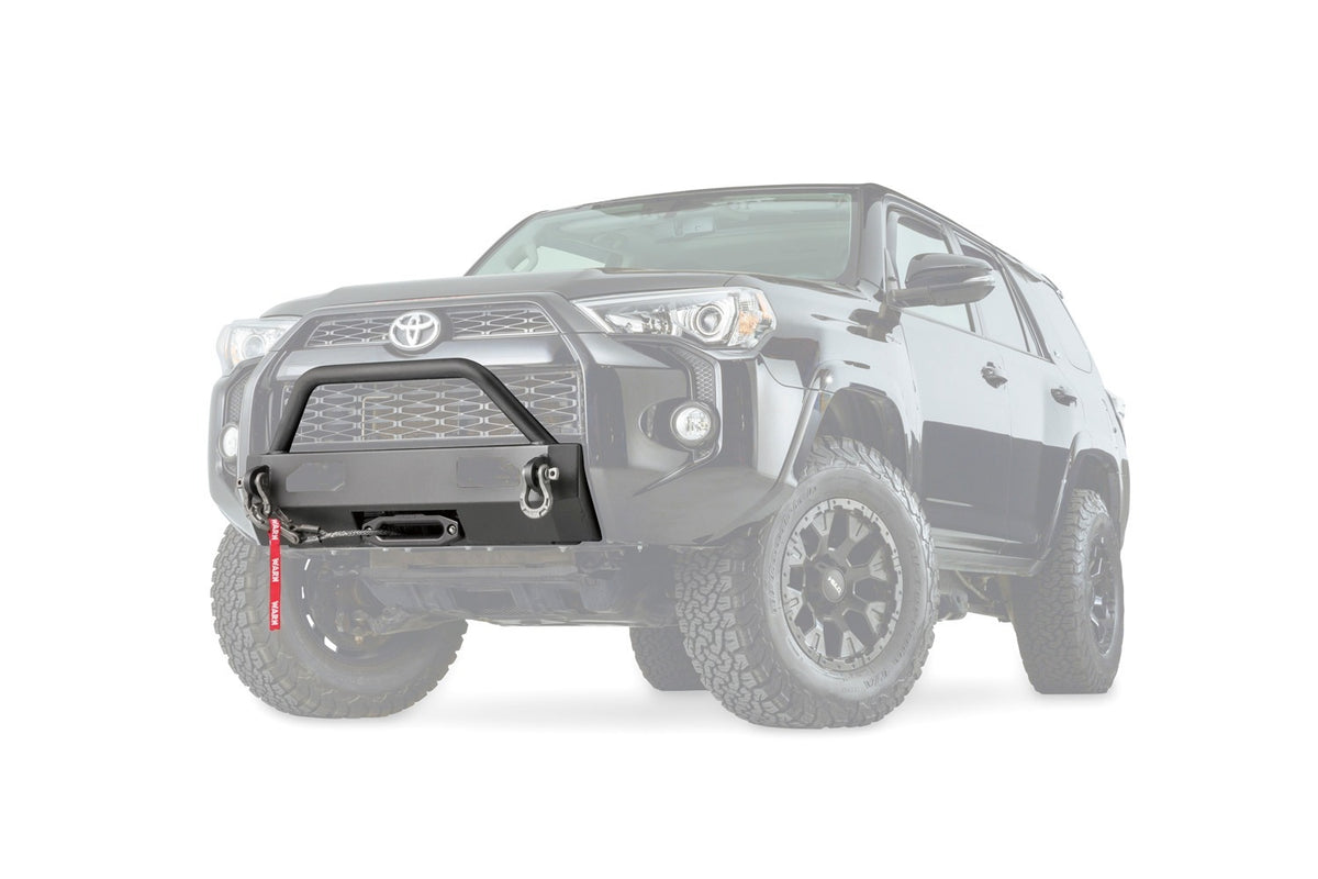 Warn - Semi-Hidden Winch Mount with Grille Guard for 2014-2024 Toyota 4Runner - 100022