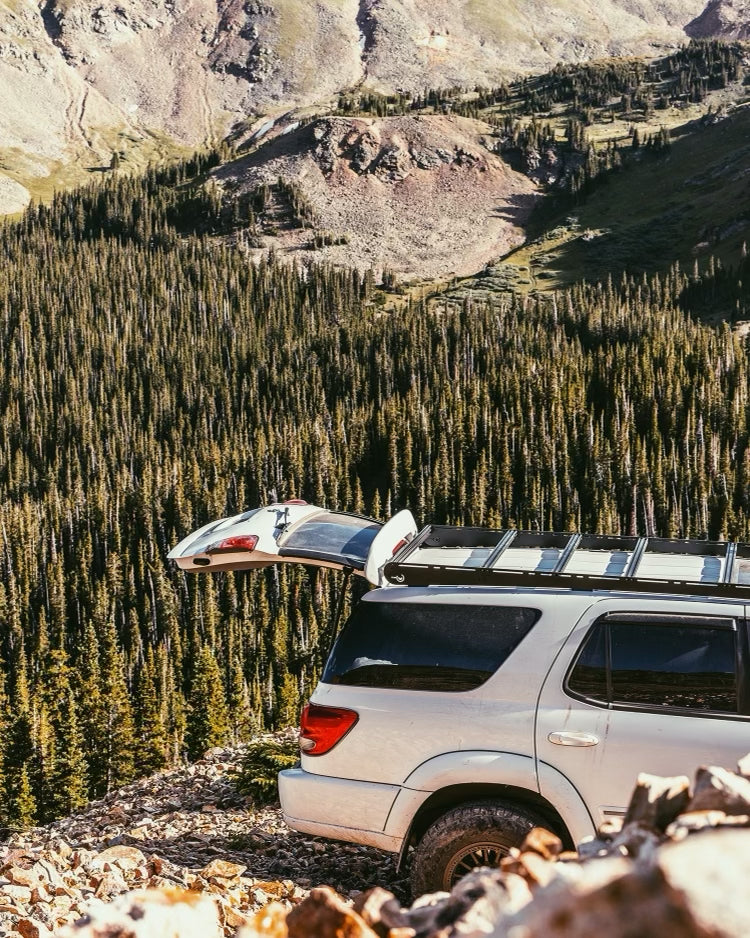 Prinsu - Toyota Sequoia Prinsu Roof Rack | 2001-2007 - Light Bar Cutout - 400-000-028-002