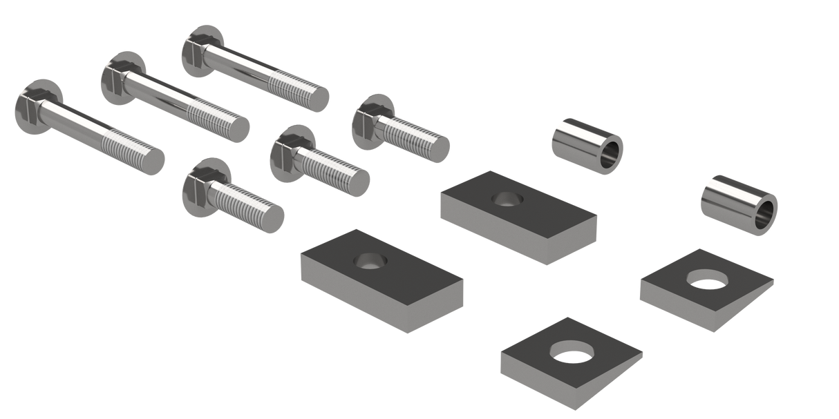B&W - B&W Trailer Hitches RVR3204 Custom Installation Kit For Universal Mounting Rails For Some Toyota Trucks
