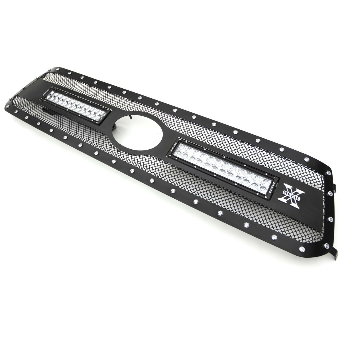 T-Rex Grilles - 1 Pc Small Mesh Mild Steel Torch Grille Replacement - Only fit vehicles with TSS -Toyota Safety Sense technology, Includes Universal Wiring Harness - 6319661