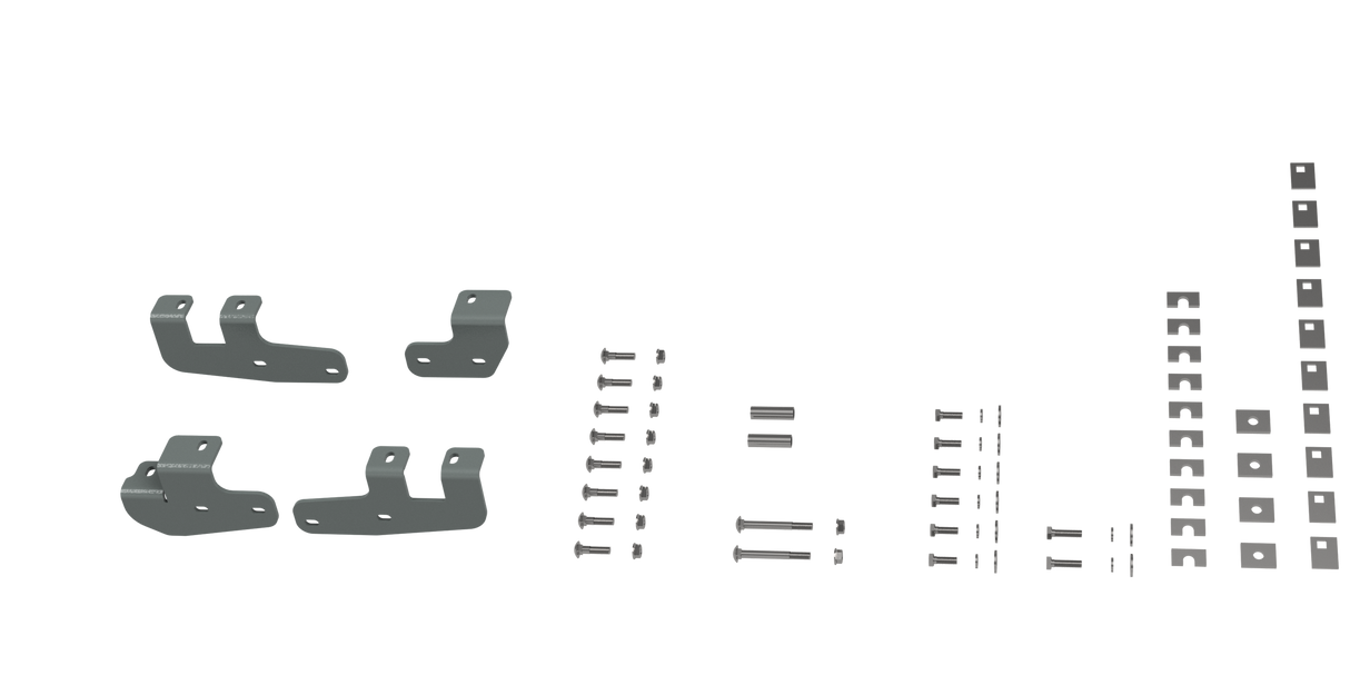 B&W - B&W Trailer Hitches RVK2602 Custom Installation Kit For Universal Mounting Rails For Some RAM Trucks