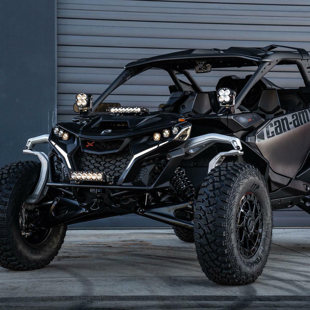 Baja Designs - Baja Designs 448188 Can-Am Maverick R XL Pro A-Pillar Kit