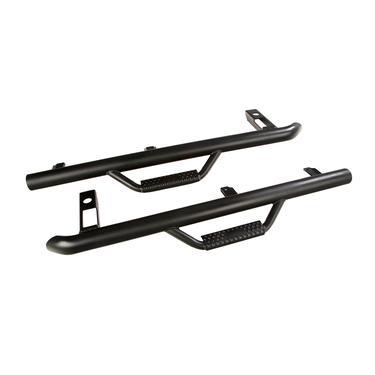 Rugged Ridge - Rugged Ridge 11596.11 Spartan Nerf Bar Kit, Textured Black; 97-06 Jeep Wrangler TJ - 11596.11