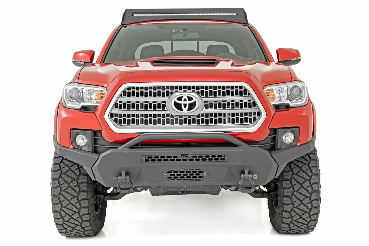 Rough Country - Roof Rack - Front LED Lights - Toyota Tacoma 2WD 4WD (2005-2023) - 73107