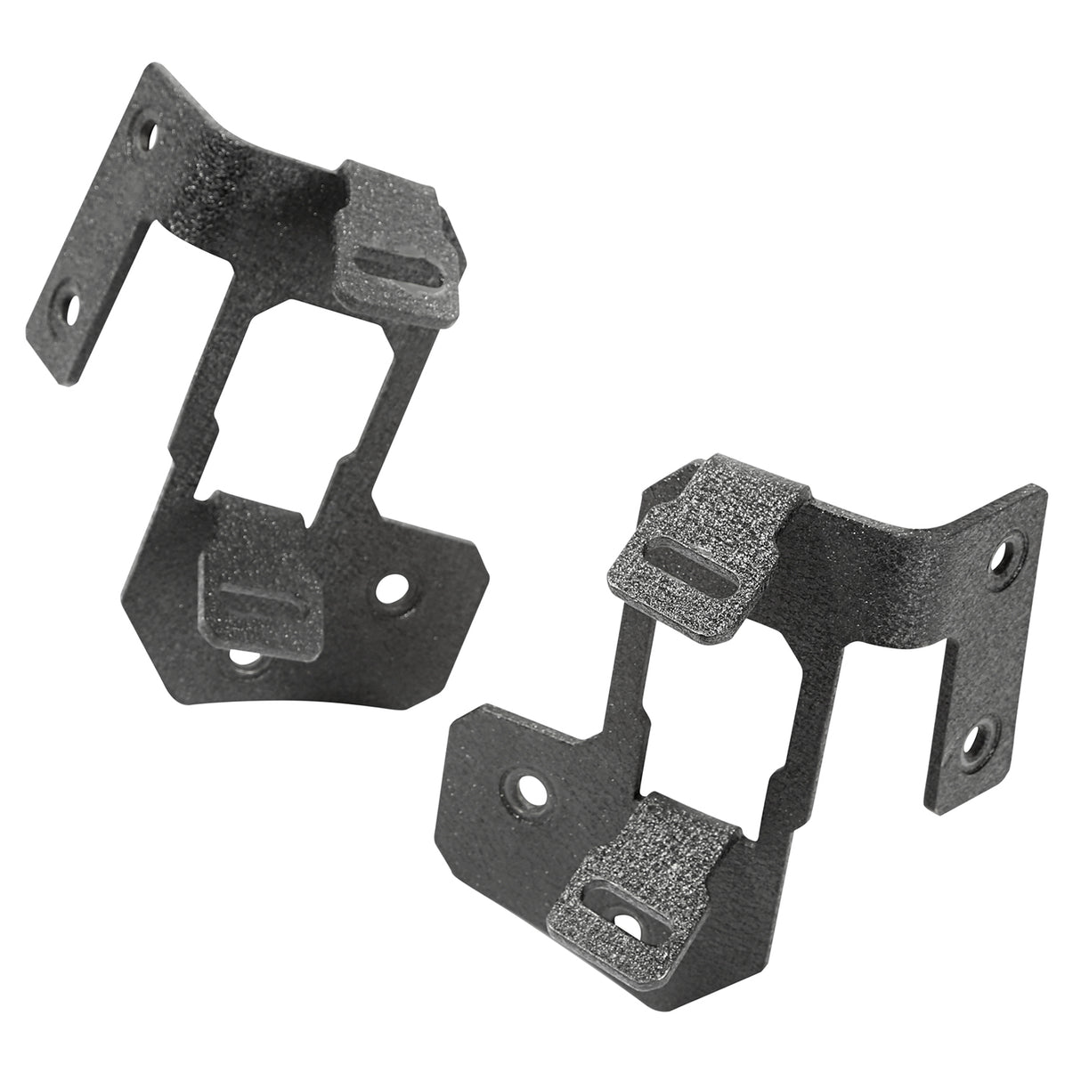 Rugged Ridge - A Pillar Light Mount, Textured Black; 07-16 Jeep Wrangler JK - 11232.31