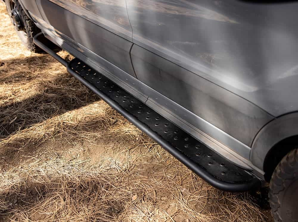 Flatline Van Co. - 2015-2025 Ford Transit 148 , 148 EXT Transit Side Steps - TR1101B