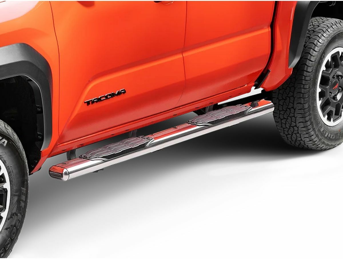 Go Rhino 105403580PS - 5" 1000 Series SideSteps With Mounting Bracket Kit - Polished Stainless Steel