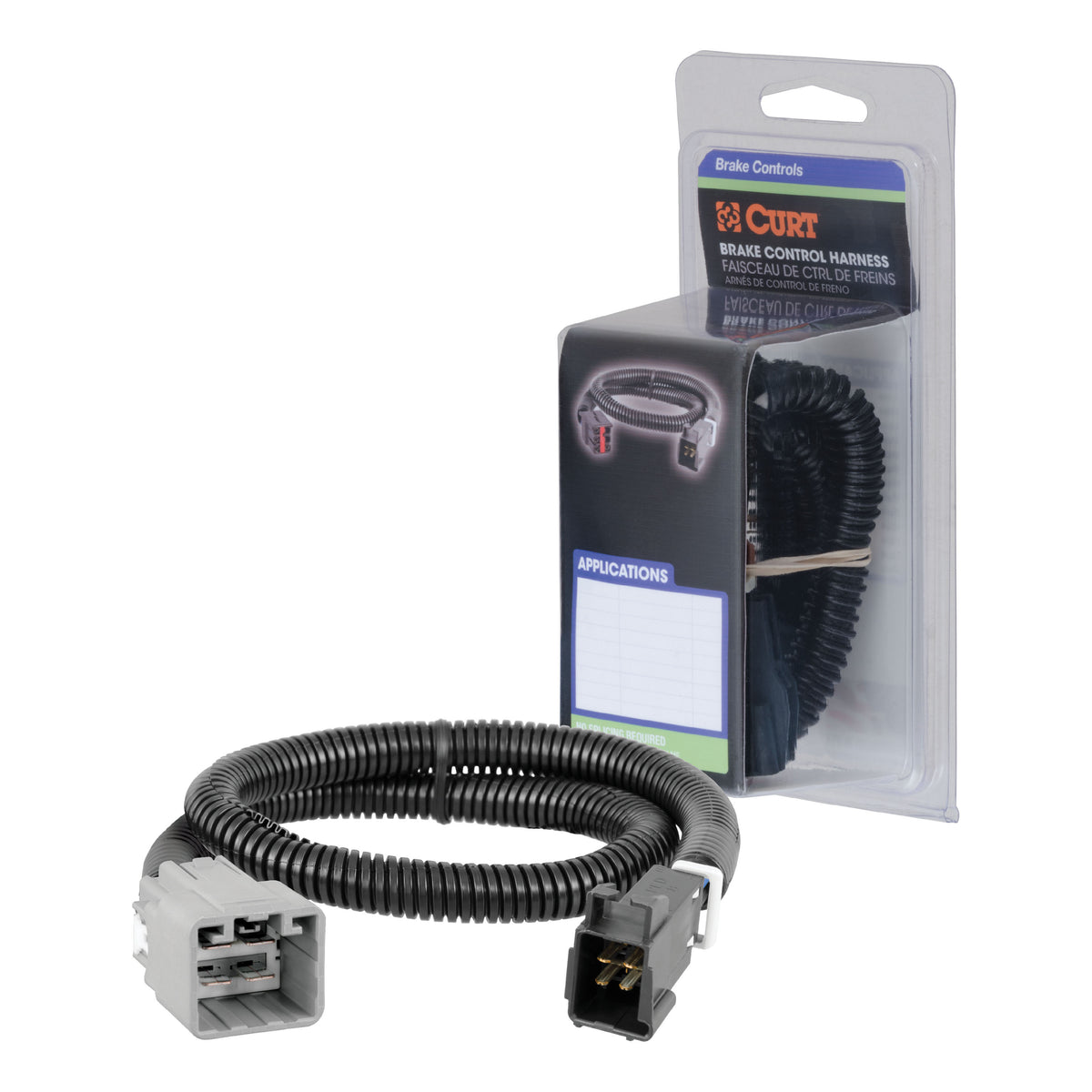 Curt - Brake Controller Harness, Select Ram 1500, 2500, 3500, 4500, 5500 (Packaged) - 51458