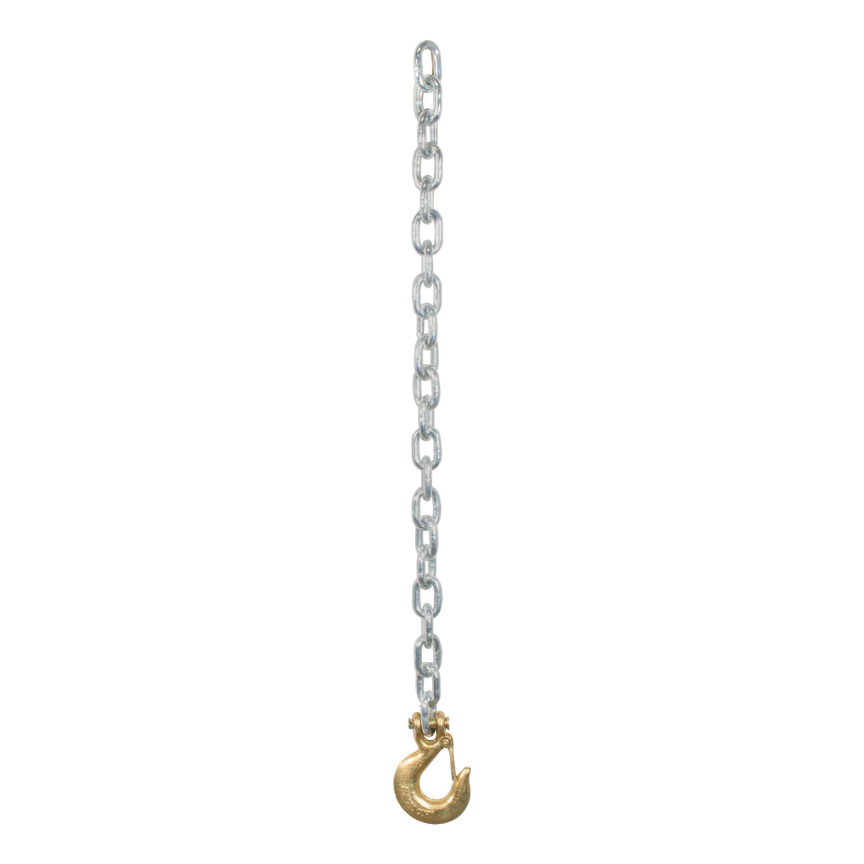 Curt - 35" Safety Chain with 1 Clevis Hook (16,200 lbs, Yellow Zinc) - 80315