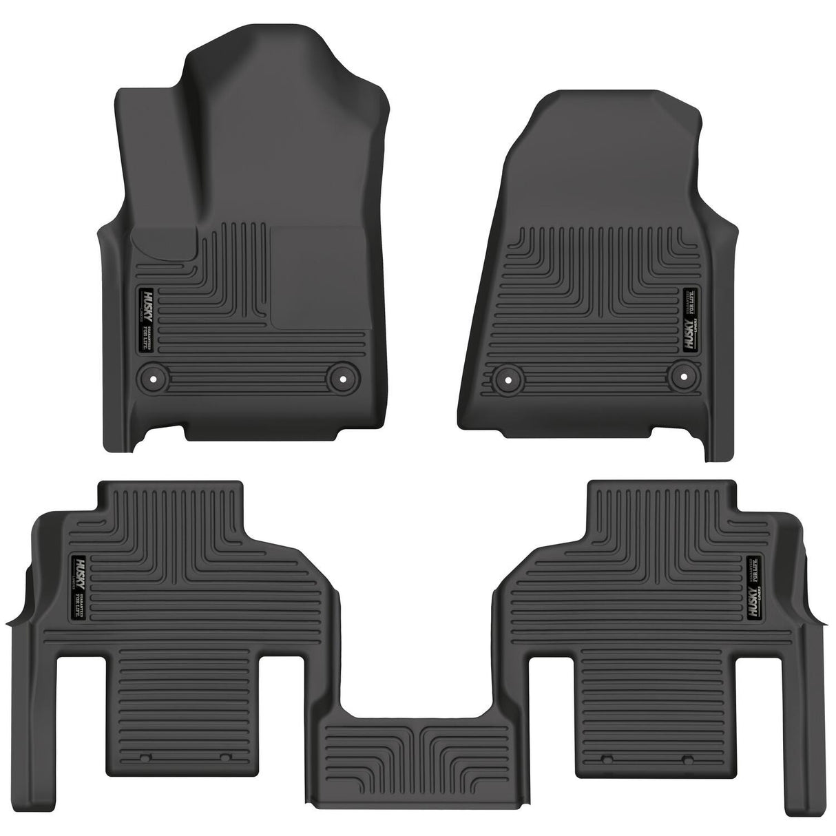 Husky Liners 99061 Weatherbeater - Front & 2nd Seat Floor Liners (Footwell Coverage)