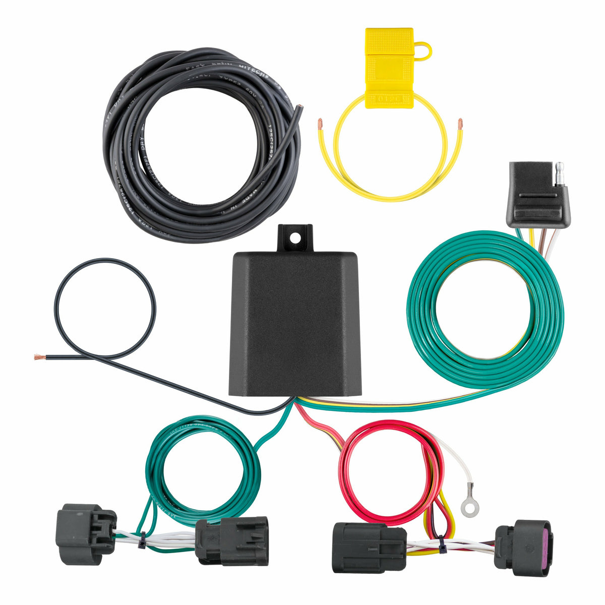 Curt - Custom Wiring Harness, 4-Way Flat Output, Select Ram ProMaster 1500, 2500, 3500 - 56478