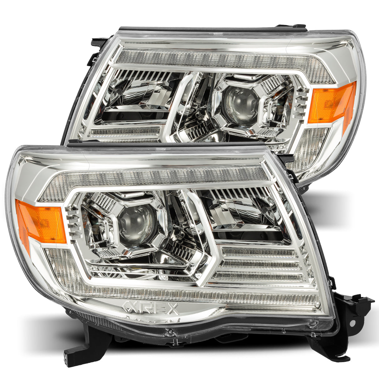AlphaRex 880740 Projector Headlights Chrome