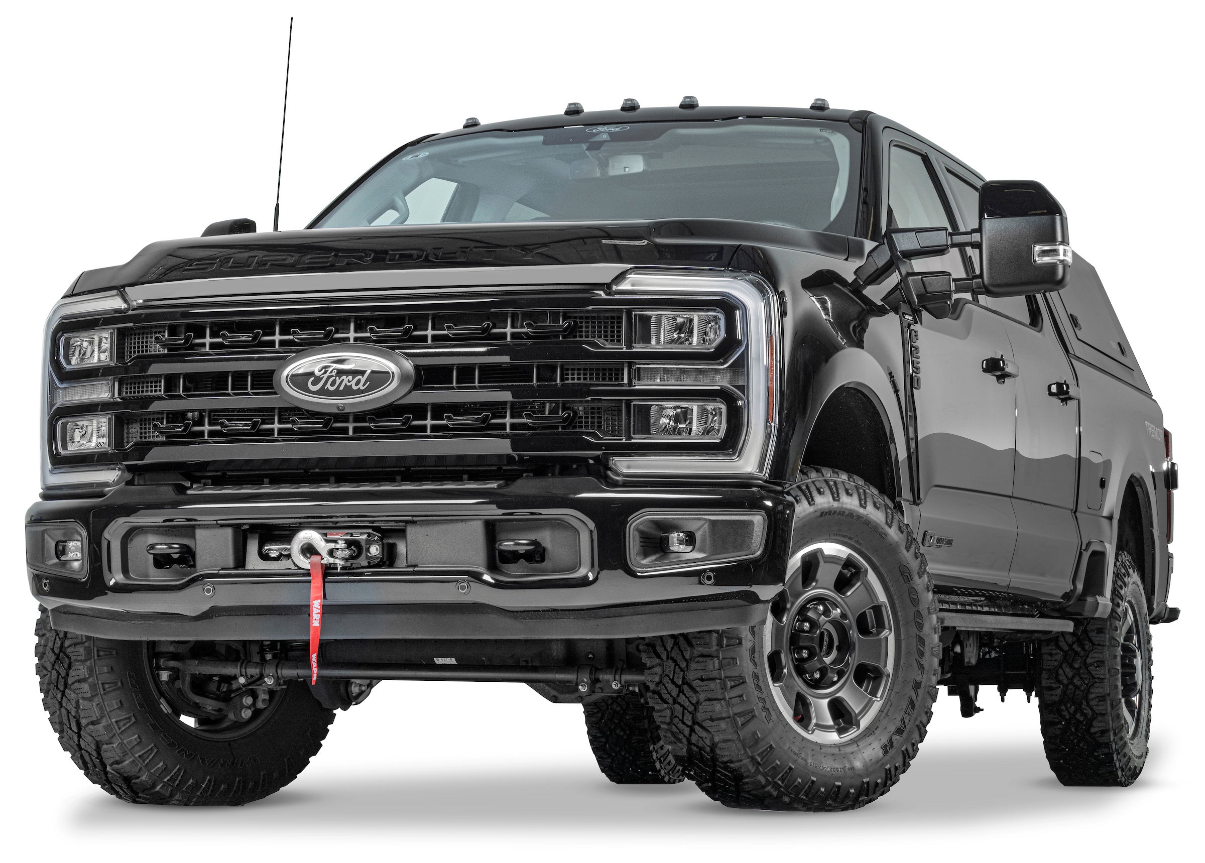 やひ Warn - Fully Hidden Winch Mount for 2023+ Ford Super Duty - 112554