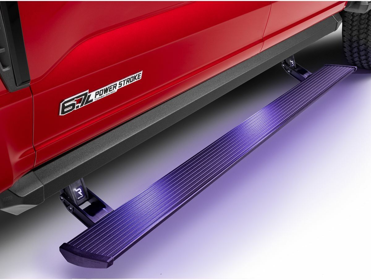 AMP Research 77133-01A PowerStep XL 1.5" Additional Drop - 18-21 Jeep Wrangler JL, 2-Door, Gas Only