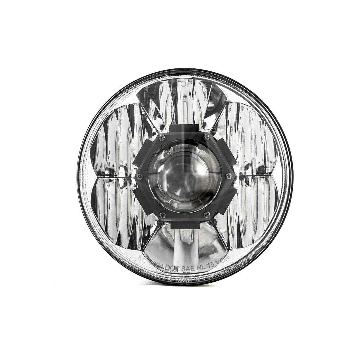 KC Hilites - Gravity LED Pro 7" Single Headlight for Jeep JK 2007-2018 - DOT Compliant - 4234