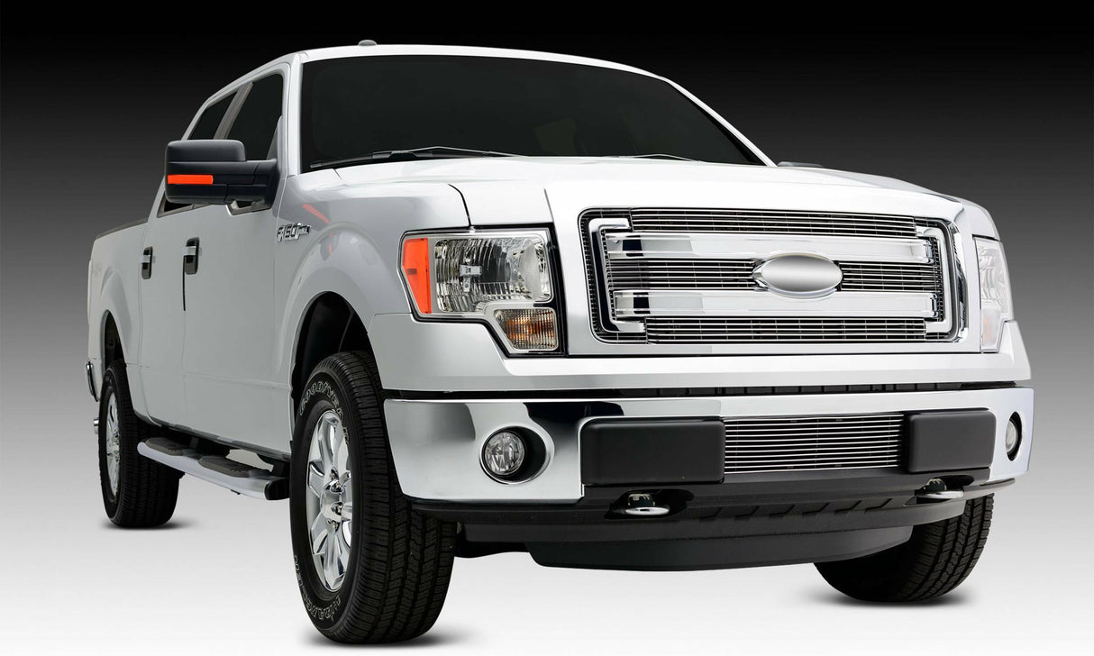 T-Rex Grilles - 4 Pc Horizontal Aluminum Billet Grille Overlay - 21573