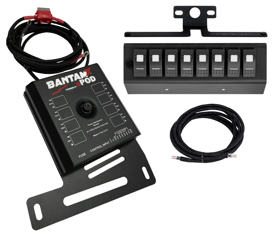 BantamX w/ LED Switch Panel - Universal (Color: Red)