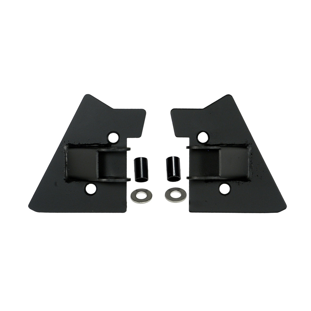 Rugged Ridge - Mirror Relocation Brackets, Black; 97-02 Jeep Wrangler TJ - 11025.02