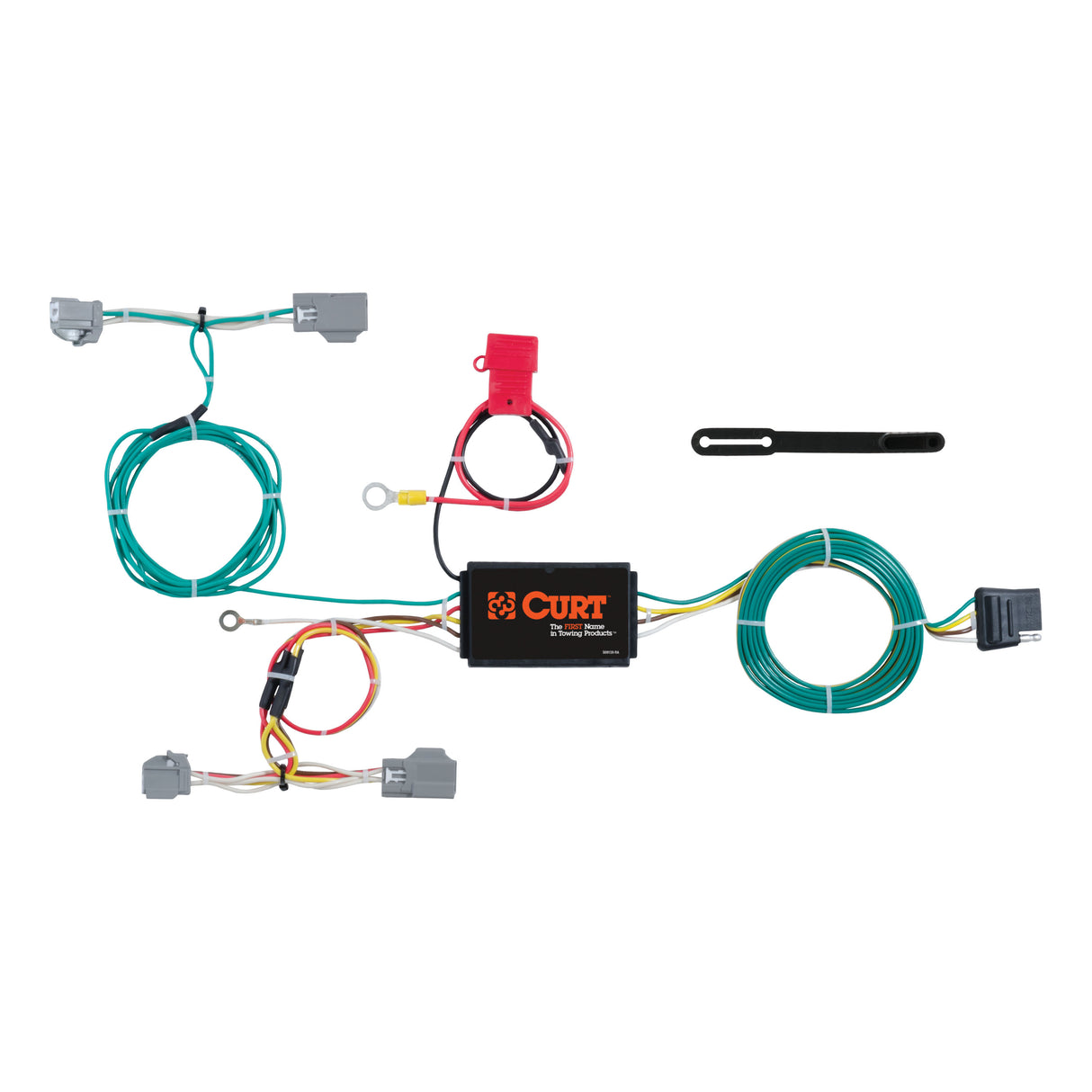 Curt - Custom Wiring Harness, 4-Way Flat Output, Select Volvo XC90 - 56285