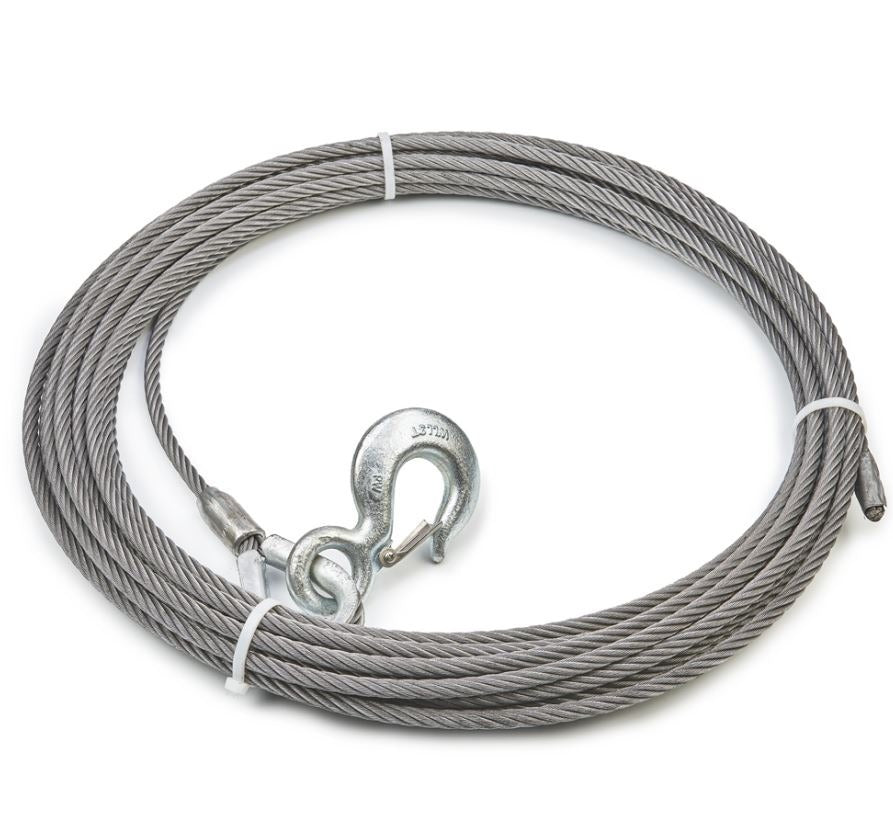 Warn - Replacement Steel Winch Rope - 7/16 in x 75 ft, EIPS - 23677